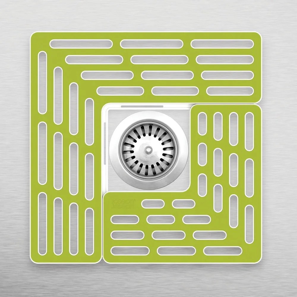 Set 2 covorașe antiaderente pentru chiuvetă Joseph Joseph Sink Saver, gri
