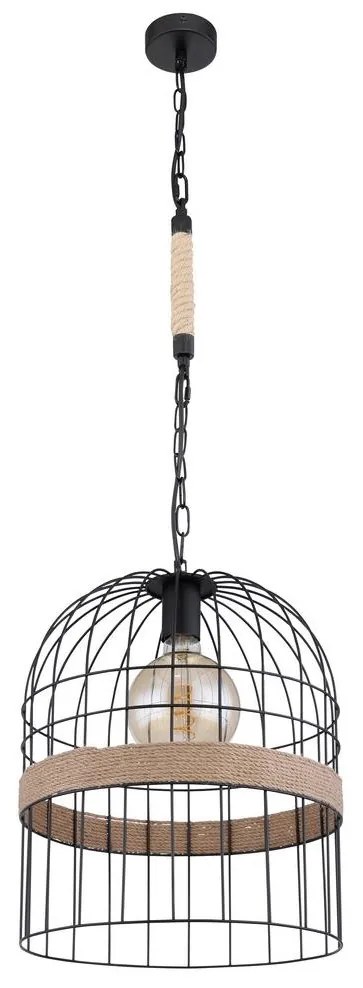 Lustră pe lanț Globo 15677H1 HALIA 1xE27/60W/230V