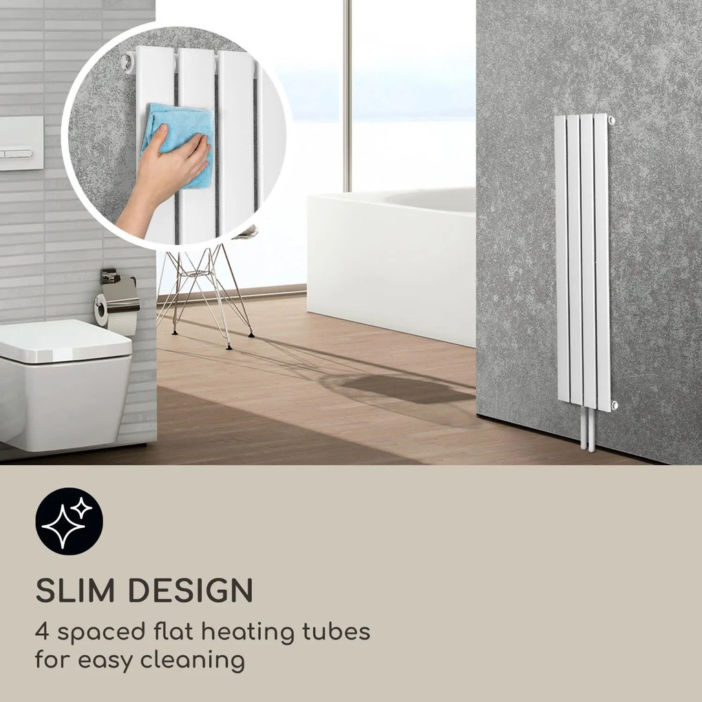 Blumfeldt Ontario, radiator, 120 x 30, montare pe perete, 380 W