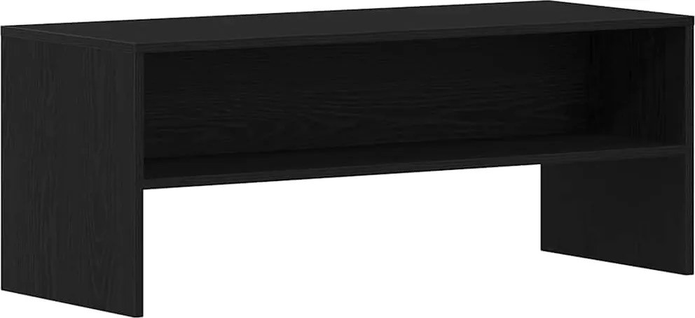 vidaXL Dulap TV Stejar Negru 100x40x40 cm Lemn prelucrat