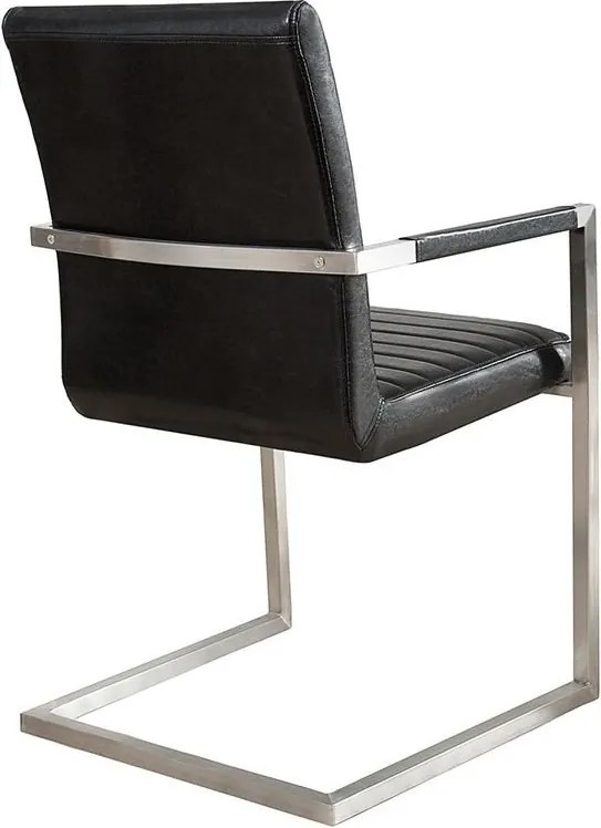 Set de 2 scaune moderne, dining sau birou, Imperial negru antic A-37079 VC