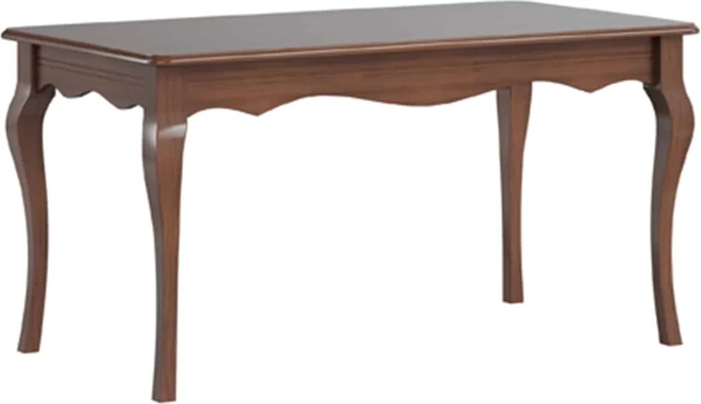 Masă lemn masiv nuc Dining Extensibilă Alexandros 160/, 250 × 90 × 76,6 cm