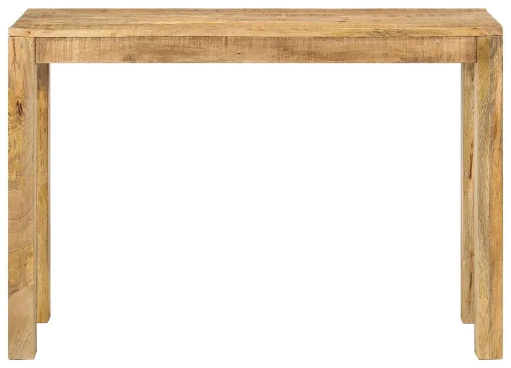 Masa consola, 110x35x76 cm, lemn de mango nefinisat 1, lemn de mango nefinisat