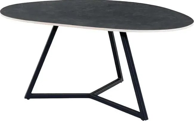 Masuta de cafea cu blat ceramic gri MARVELOUS 90cm