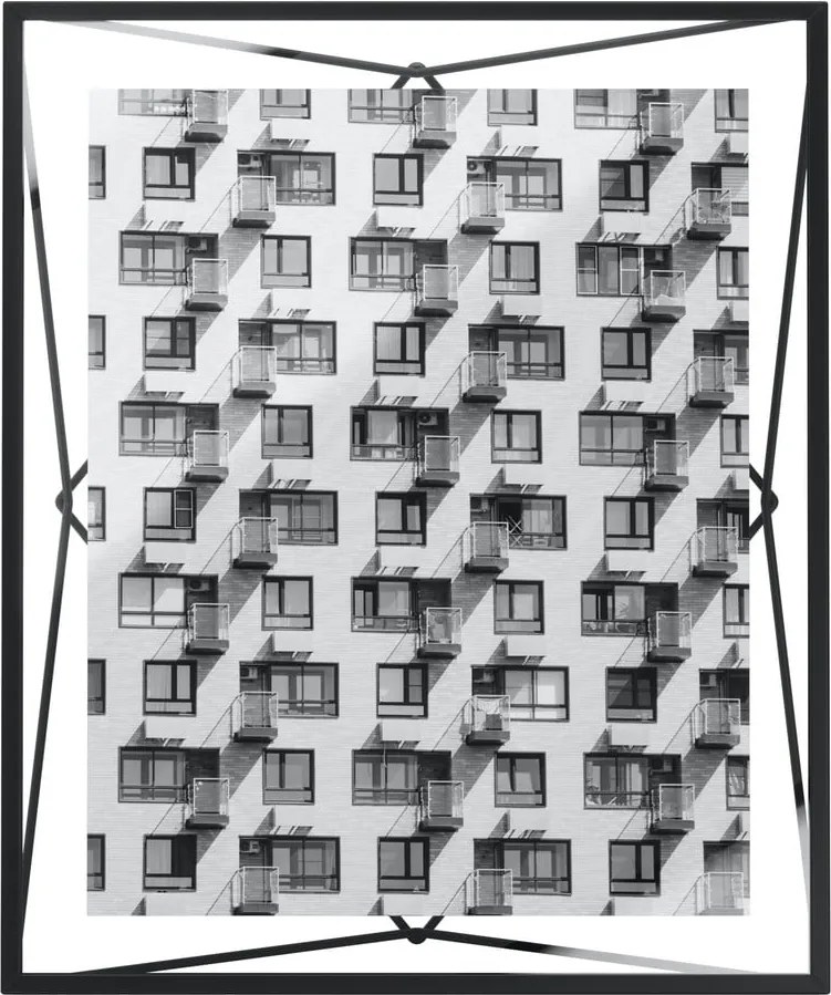 Ramă foto neagră de masă /de perete din metal 25x30 cm Prisma – Umbra