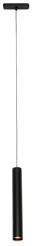 Pendantă modernă neagră pentru sistem de șine monofazat 4.5W 3000K - Magnetic Cassie