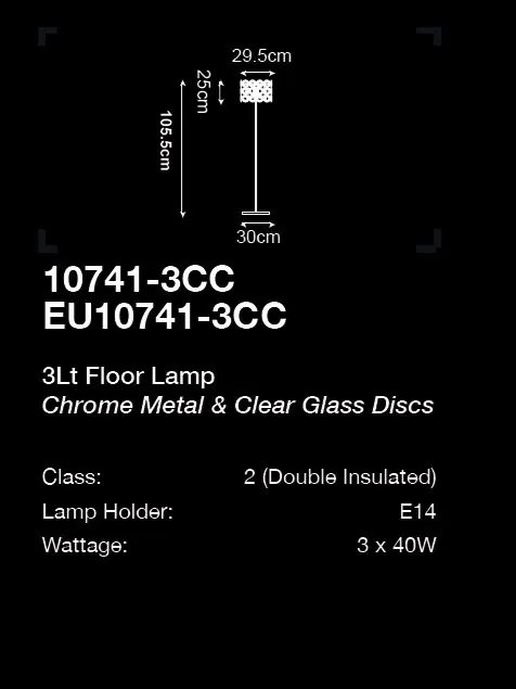 Lampadar/Lampa de podea design elegant Belle 3LT