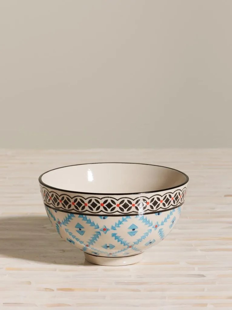 Set 4 boluri mici din ceramică, model asortat, Colecția Rhapsody, Ø11.5 cm