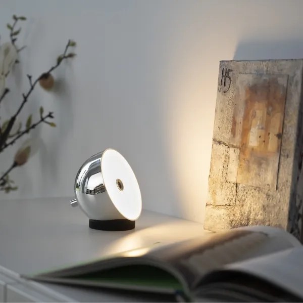 Schöner Wohnen 19244-17 - Lampă de masă LED BELLIS, cu dimmer, LED 2,5W/5V, IP54, crom