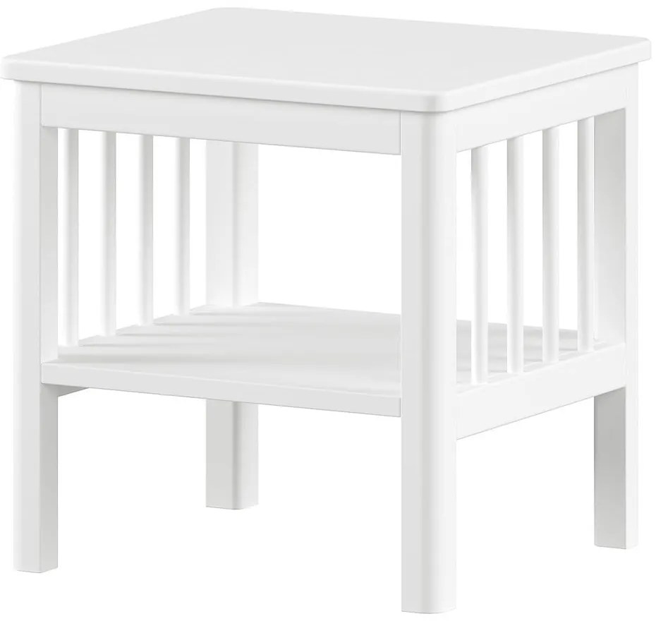 Noptieră de copii albă din lemn de fag Forrest – Vipack