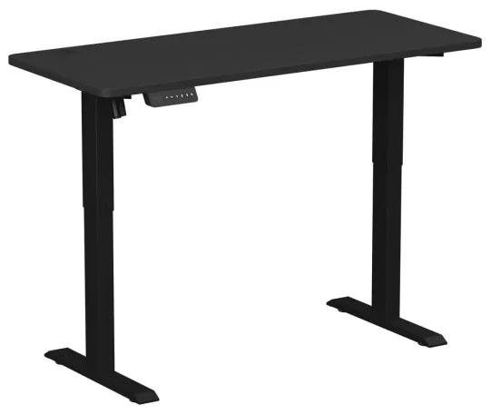 Birou cu înălțime reglabilă LEVANO 140x60 cm negru
