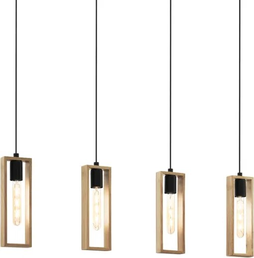 Eglo 49475 - Lustră pe cablu LITTLETON 4xE27/60W/230V