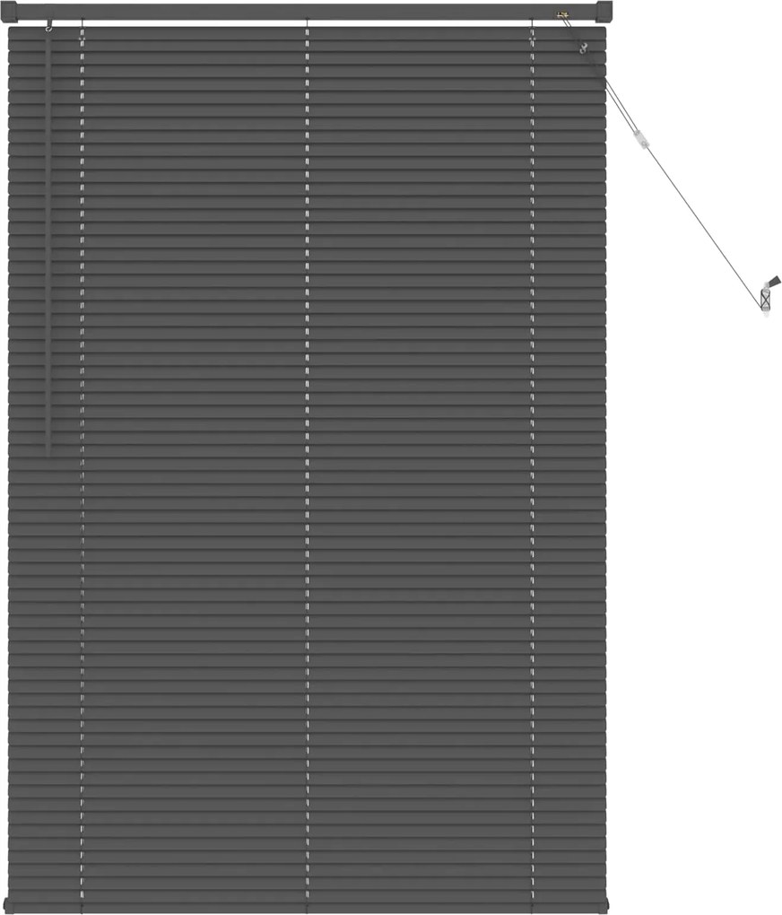 vidaXL Jaluzea venetiană Manual Ajustabil Gri argintie 150 x 70 cm PVC