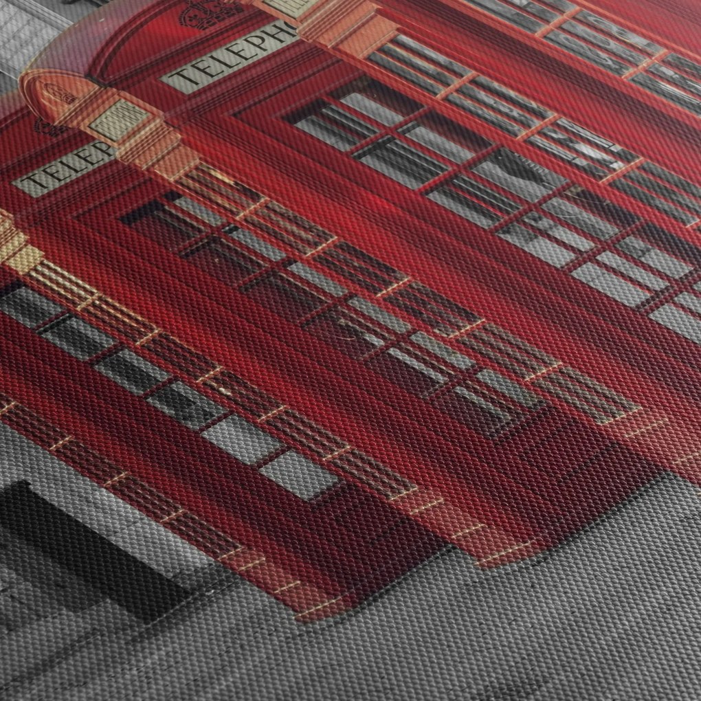 Tablou - Cutii telefonice din Londra (120x50 cm)