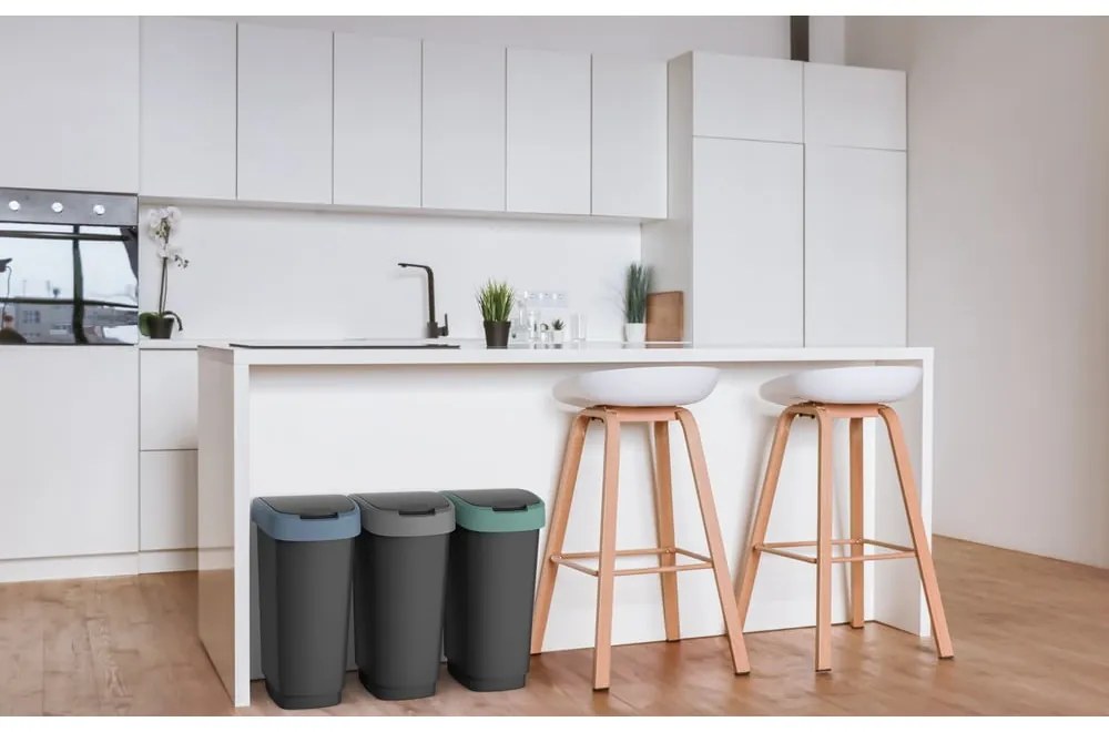 Coș de gunoi din plastic reciclat 25 l Twist - Rotho