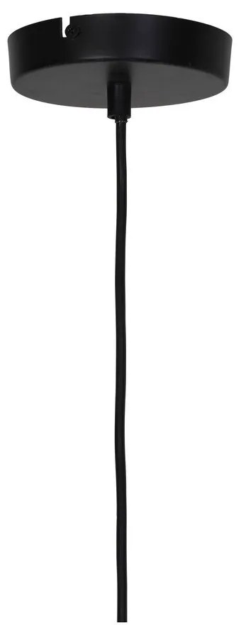 Lustră negru-mat cu abajur din metal ø 50 cm Reilley – Light &amp; Living