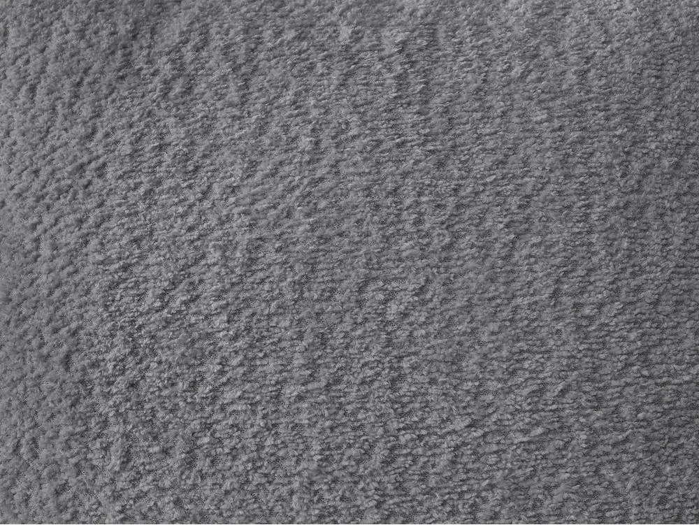 Colțar gri cu tapițerie din țesătură bouclé (cu colț pe partea stângă/cu șezlong) Azra – Bobochic Paris