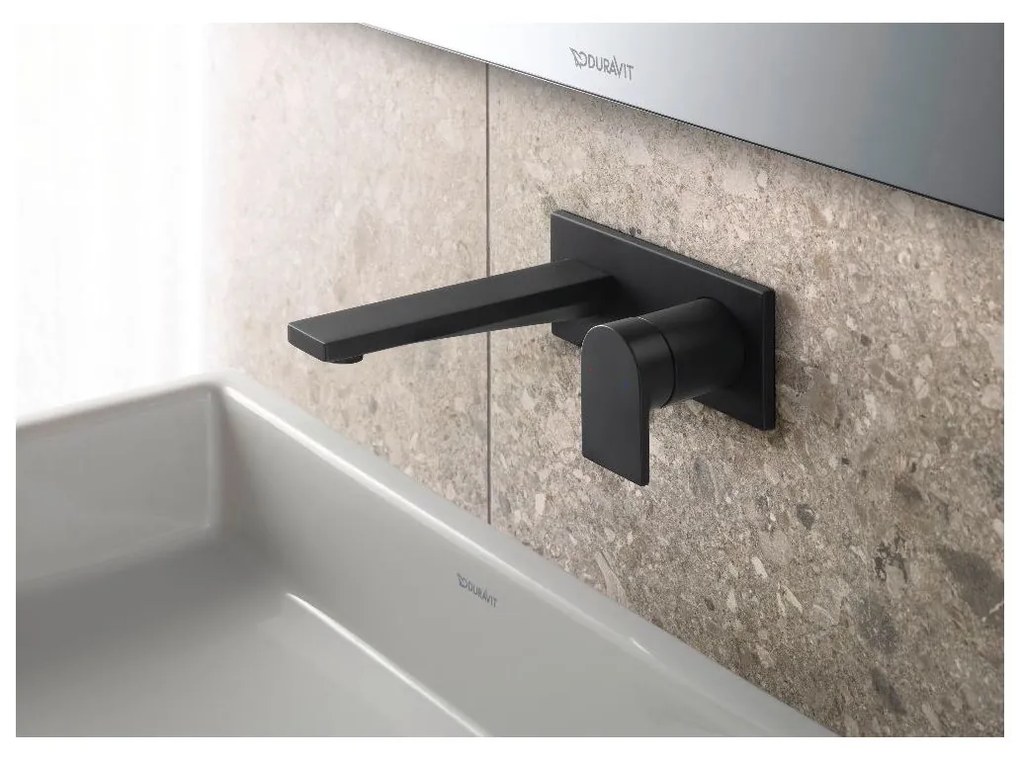 Duravit Tulum baterie lavoar ascuns negru TU1070004046