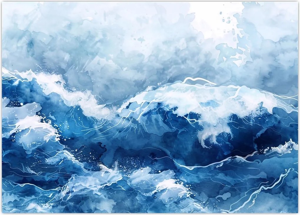 Tablou - Ilustrație a mării (70x50 cm)