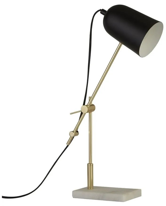 Veioza/Lampa de masa design decorativ Odyssey negru/auriu