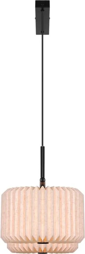 Lustra suspendata moderna cu abajur plisat Vivienne