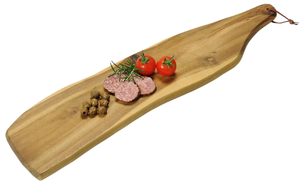 Tocator servire, 75 x 21 cm, lemn de salcam, KESPER