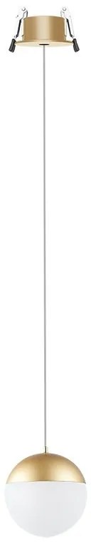 Pendul LED incastrabil design minimalist, KILDA auriu MA-8437