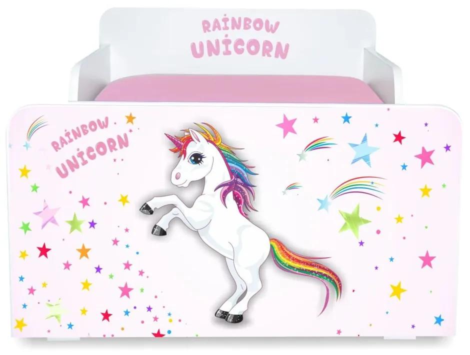 Pat copii Unicorn 2-12 ani cu sertar