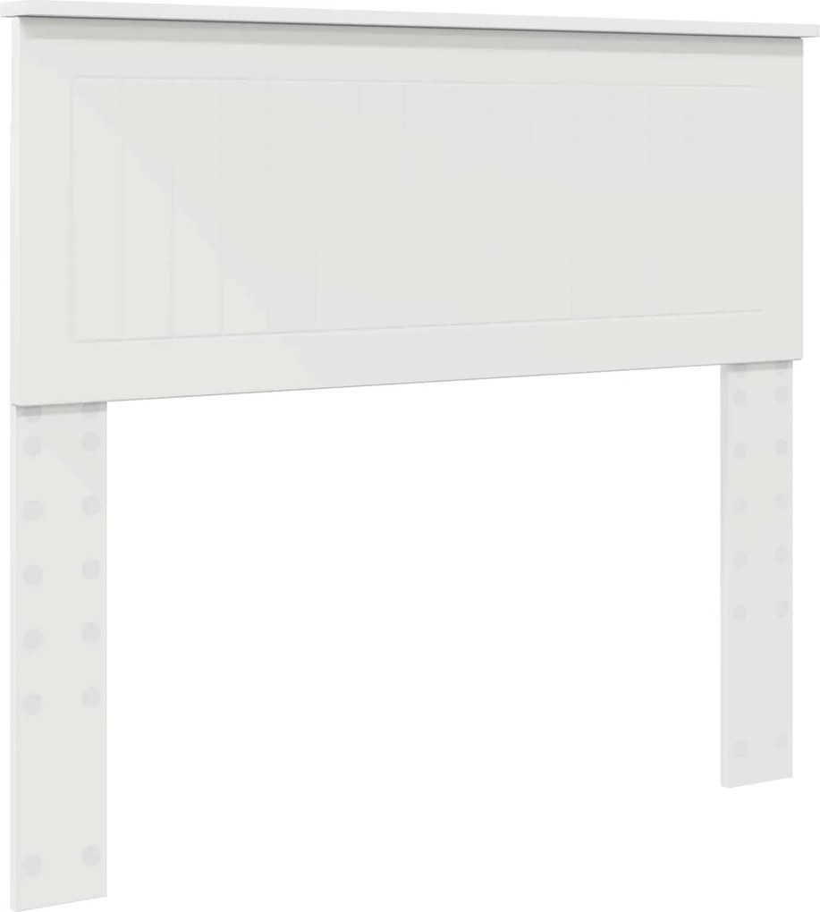 vidaXL Tăblie cap Alb 100 cm Lemn compozit