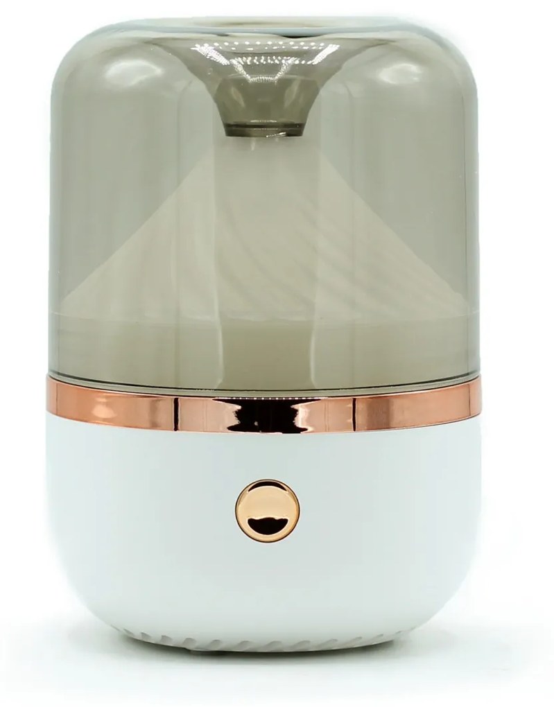 Difuzor Aromatic Urban Alb și Bronz - USB - Schimbare de Culoare