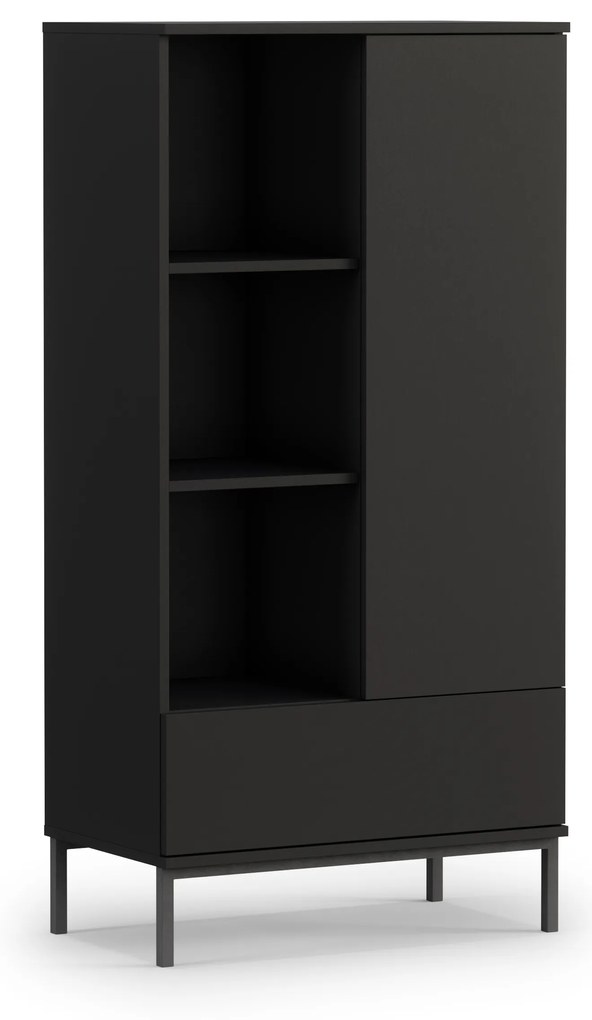 Dulap cu rafturi Quebec R70 (Negru mat). 1051860