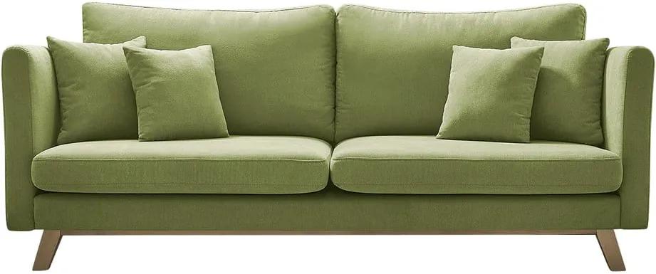 Canapea extensibilă Bobochic Paris Triplo, verde