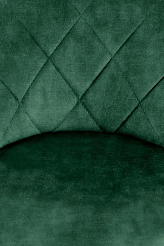Zondo Scaun tip bar Henrietta (verde închis + negru). 1039558