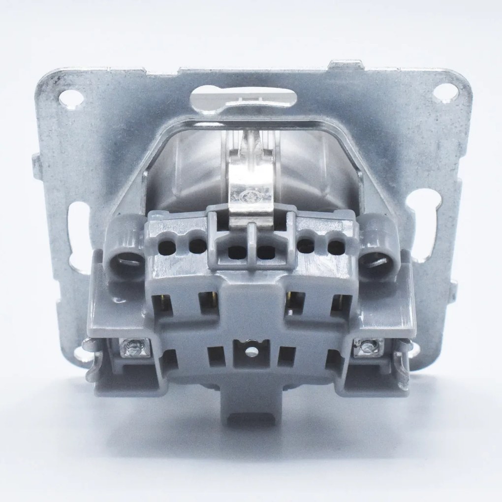 Priza simpla cu impamantare, 16A, IP20, Argintiu, Panasonic Arkedia Slim \ Karre Plus
