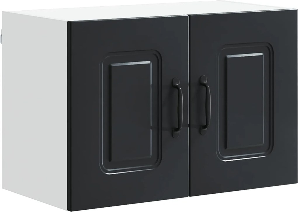 vidaXL Dulap de bucătărie Kalmar Negru 60 x 31 x 40 cm Lemn compozit