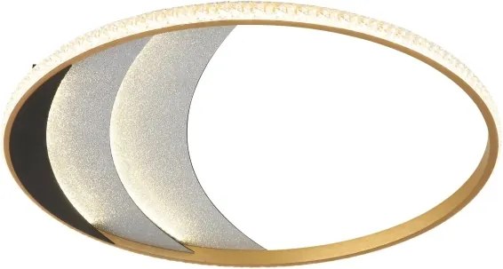 Globo 48493-40 - Plafonieră LED CONSTANCE LED/40W/230V, Ø 52 cm, auriu