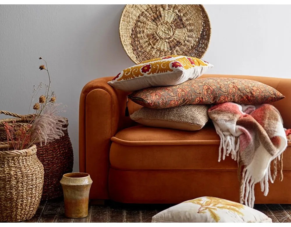 Canapea portocalie 152 cm Malala - Bloomingville