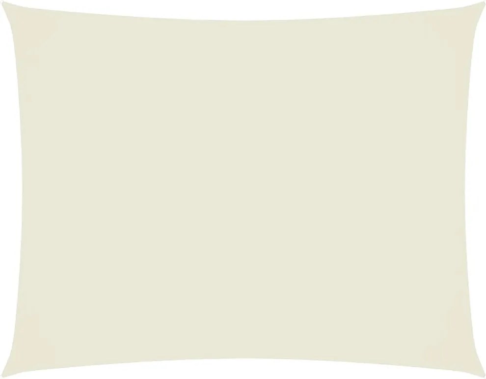 vidaXL Parasolar, crem, 2,5x3,5 m, țesătură oxford, dreptunghiular