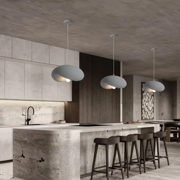 BRILAGI - Lustră pe cablu WABI SABI 1xE27/60W/230V Ø 40 cm gri