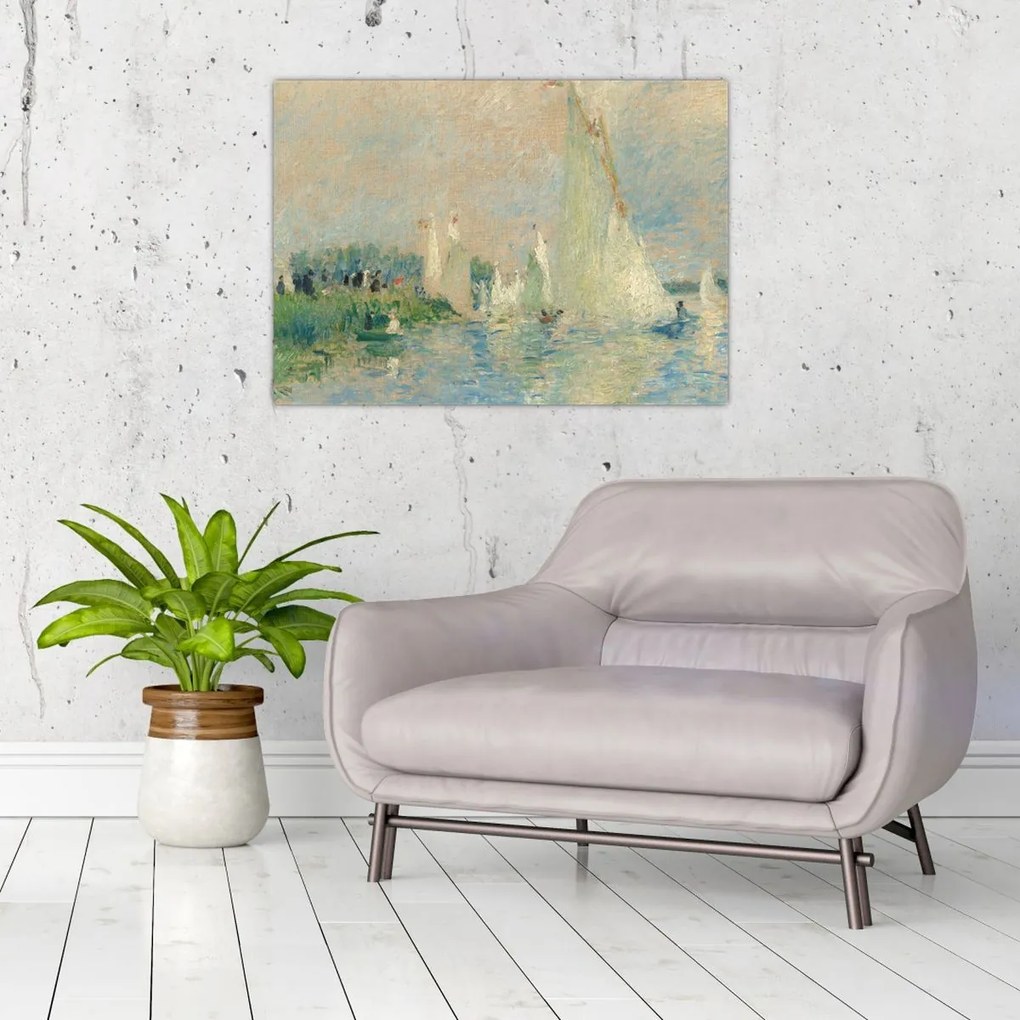 Tablou - Auguste Renoir, Regatta at Argenteuil, reproducere (70x50 cm)