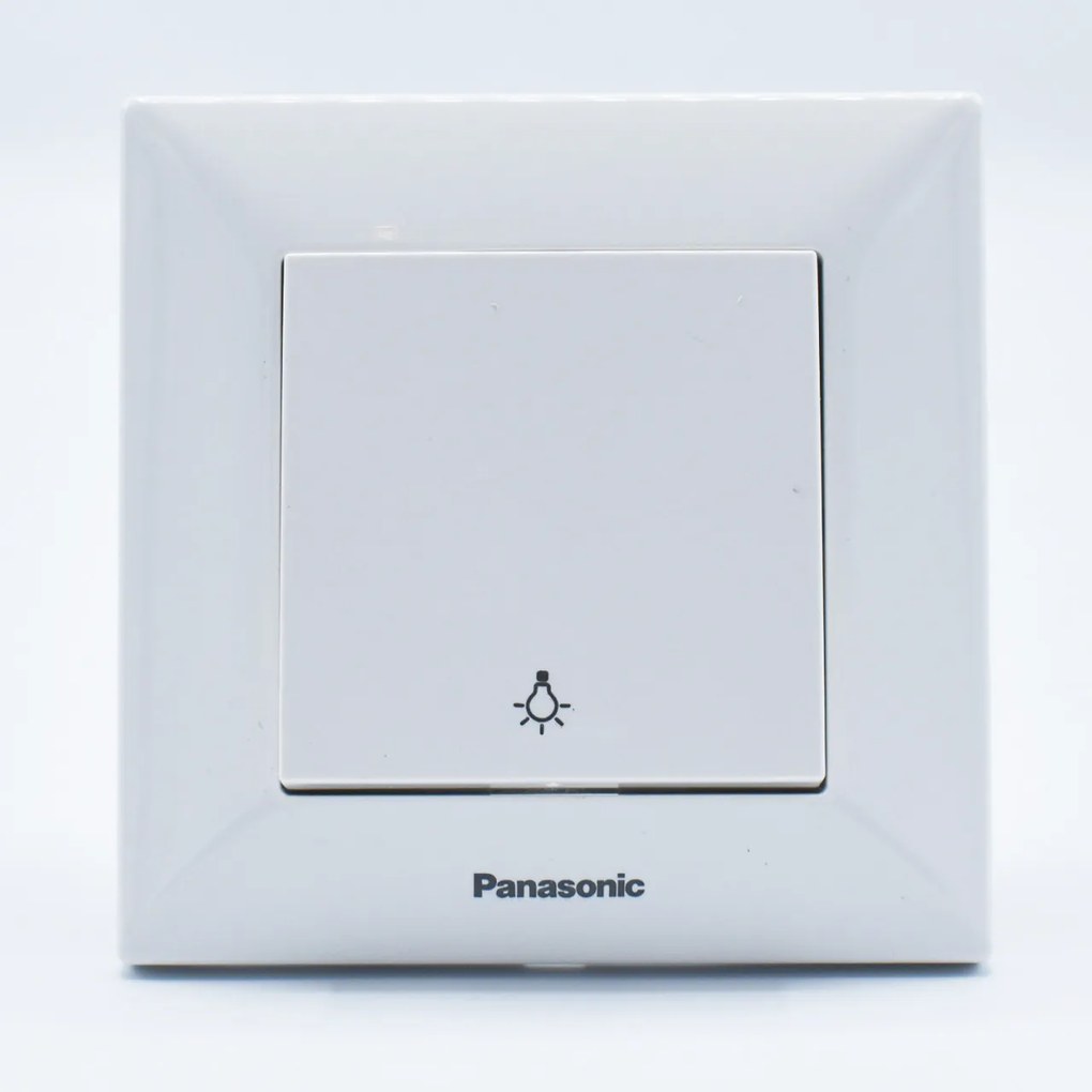 Intrerupator cu revenire Arkedia Panasonic, ST, alb