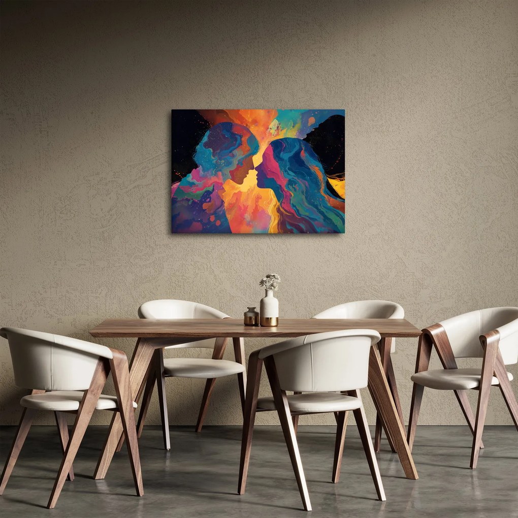 Tablou - Dragoste cosmică (70x50 cm)