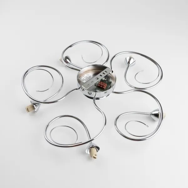 Eglo 32103 - Lustră aplicată LED VELAGO, 5xG9/33W/230V, crom lucios