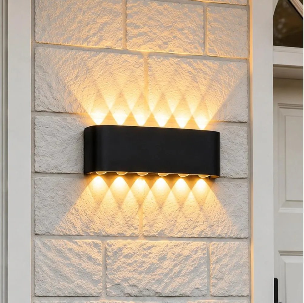 Top Light-LED Aplica de perete pentru exterior RAY LED/10W/230V 3000/4000/6500K IP54 negru
