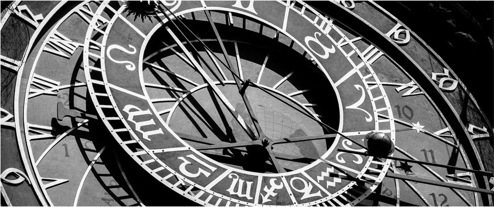 Tablou - Ceasul Astronomic, Praga, Republica Cehă (120x50 cm)