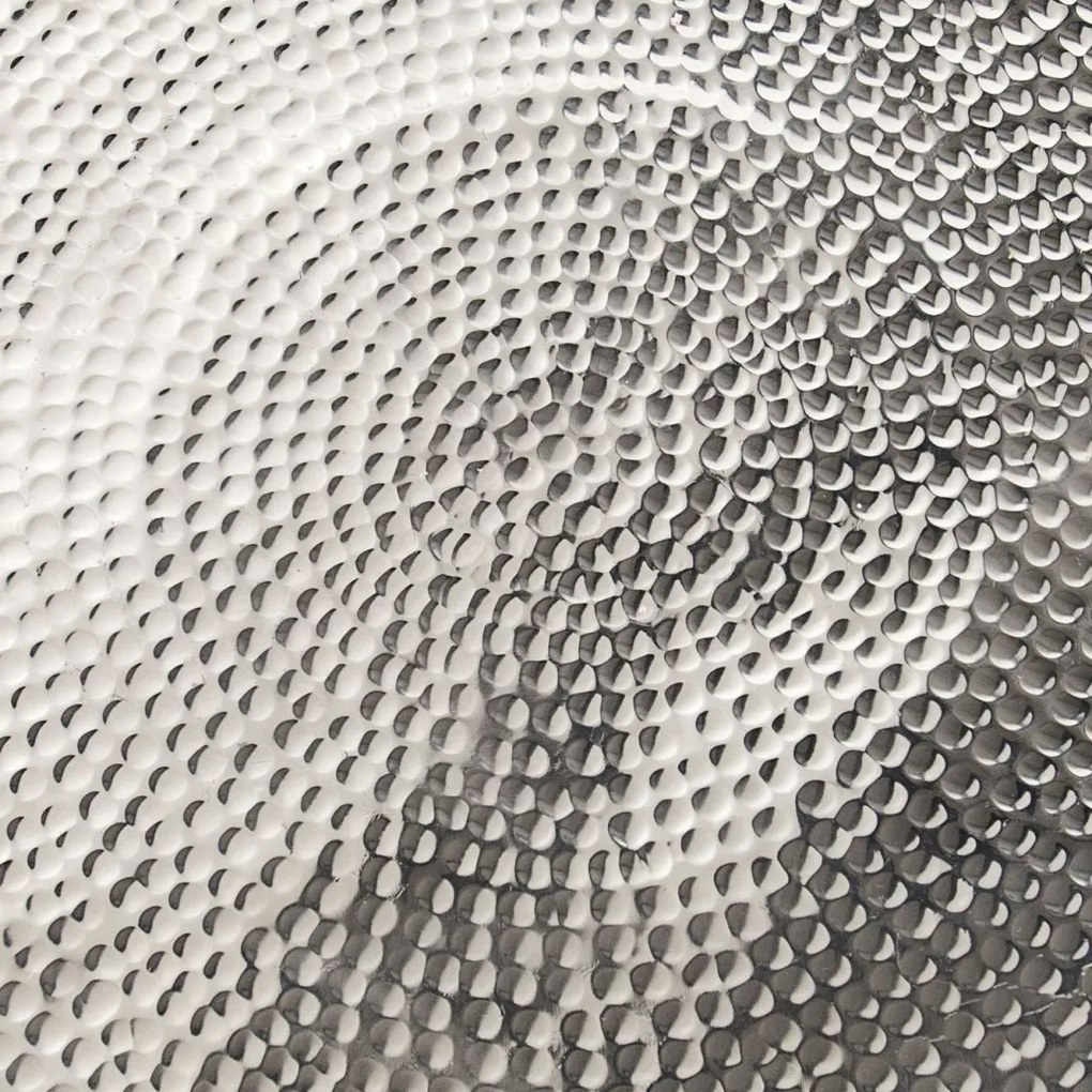 Masuta Living eleganta din metal Optik 80cm argintiu A-38396 VC