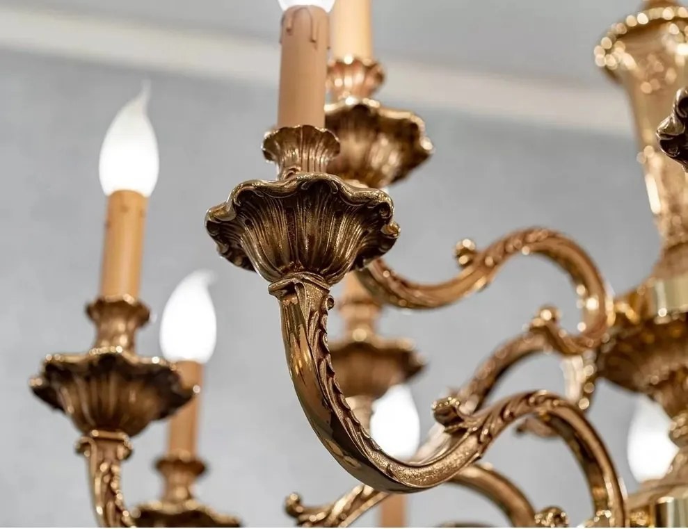 Candelabru 15 brate LUX realizat manual Boris
