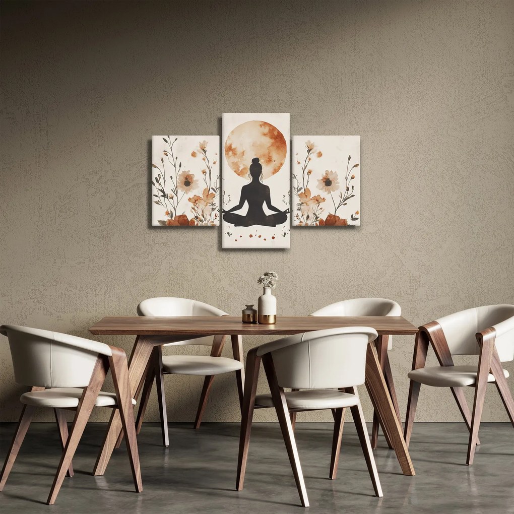 Tablou - Yoga Portocalie (90x60 cm)
