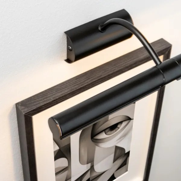 Aplică LED pentru tablouri Brilagi DANAE 2xE14/4W/230V 3000K negru