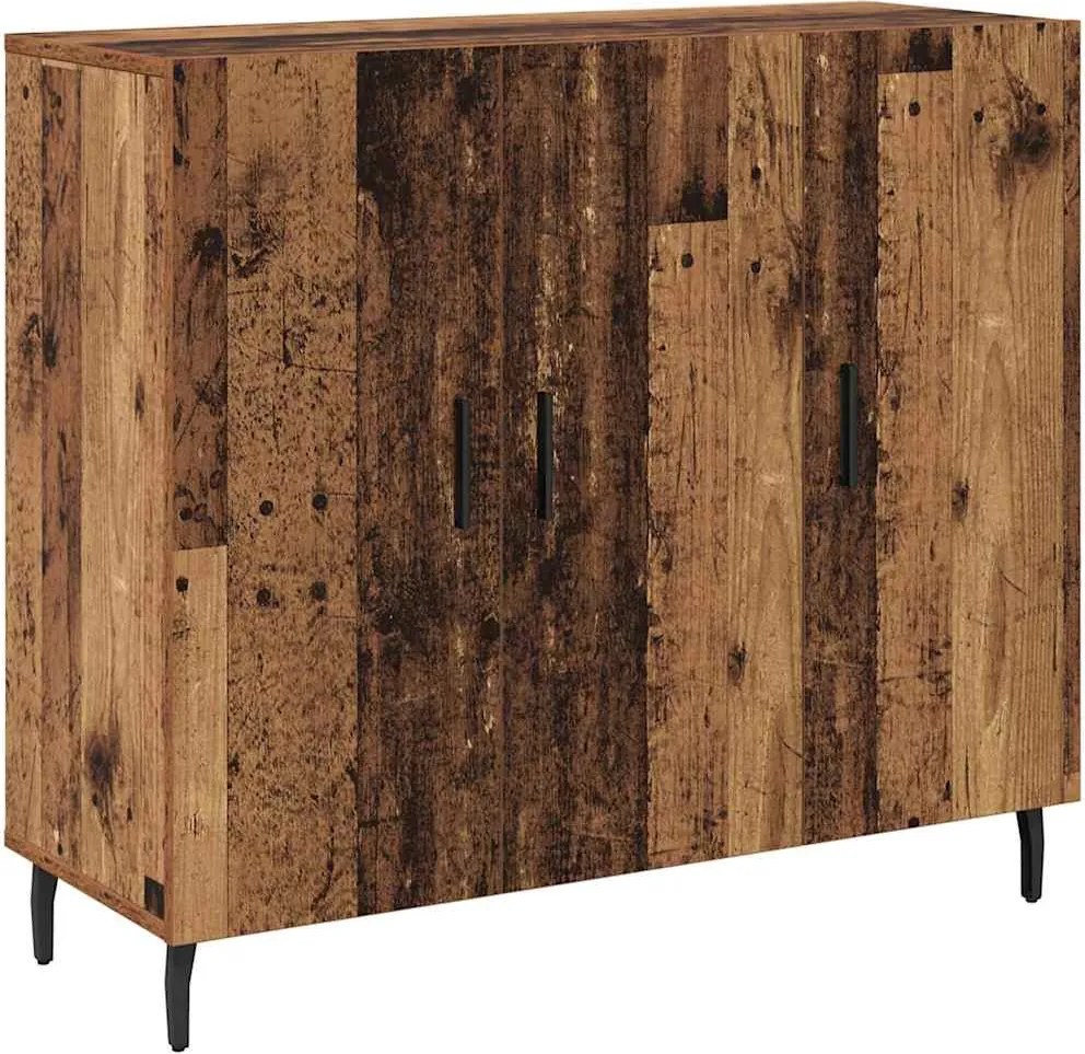 vidaXL Bufet Lemn vechi 90 x 34 x 80 cm Lemn compozit